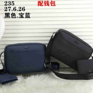 Lacoste bag #235 with the wallet size 27-26-6cm