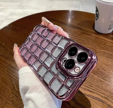 Gorgeous case for iphone 14pro Transparent soft Cover portable Silicone black cases