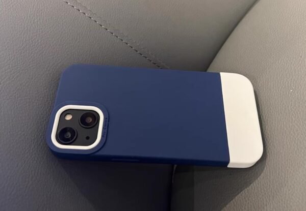 Simple Summer Contrast Solid Color case for iphone14 Silicone Anti drop Soft phone cover