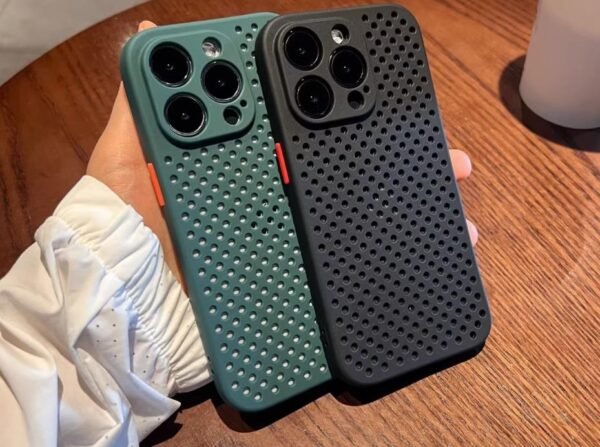 Premium Summer Breathable Cooling case for iphone14pro max Ultra Thin Anti Drop Soft Silicone cover