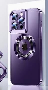 Protective MagSafe case for iphone13pro with Mirror Holder Full Cover Anti Drop Silicone back cover