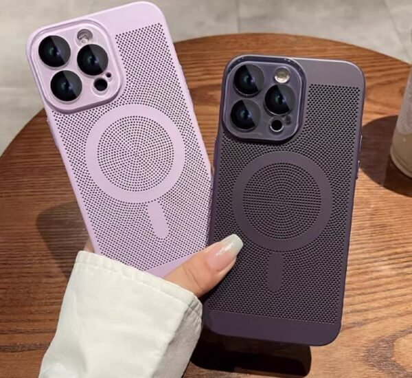 MagSafe Magnetic Absorber case for iPhone14promax elegant Ultra slim back cover