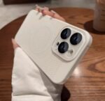 MagSafe Magnetic Absorber case for iPhone14 with Lens Film Premium Ultra Thin cover