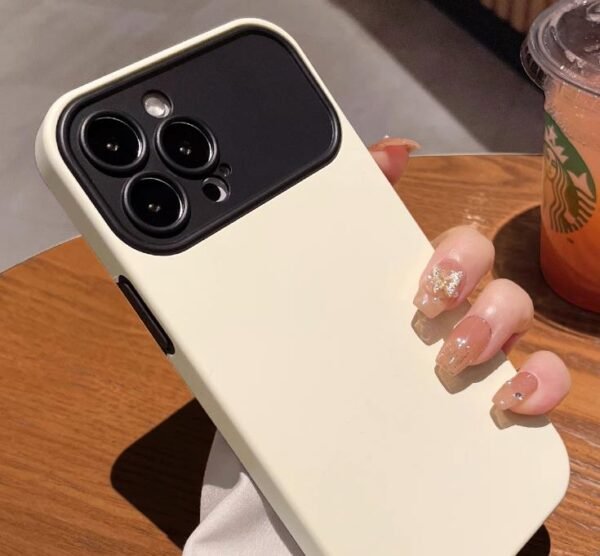 Brief style case for iphone14plus New arrival Skin Feel Silicone anti Drop back cover