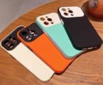 Brief style case for iphone14plus New arrival Skin Feel Silicone anti Drop back cover