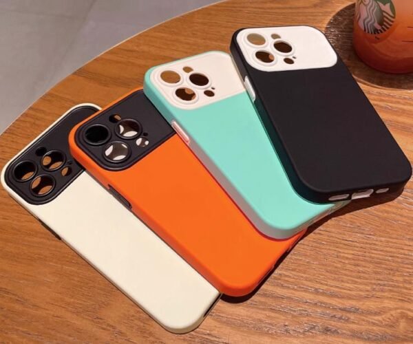 Brief style case for iphone14plus New arrival Skin Feel Silicone anti Drop back cover