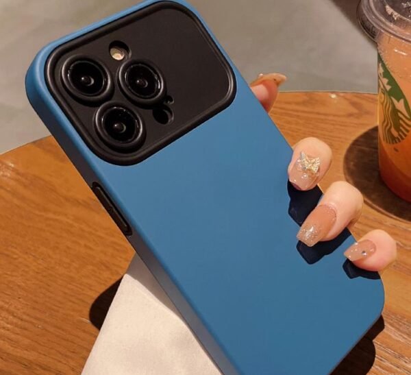 Brief style case for iphone14plus New arrival Skin Feel Silicone anti Drop back cover