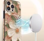 Magnetic suction phone cases for iphone 13pro high-end anti drop premium feel cover