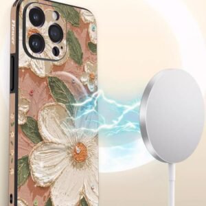 Magnetic suction phone cases for iphone 13pro high-end anti drop premium feel cover