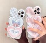 Phone Case for iphone14 3D Oil Painting Love Girls' Heart Advanced Sense back cover