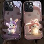 Rabbit case for iphone 14promax Phone Case Glowing Girl Cute girl elegant back cover