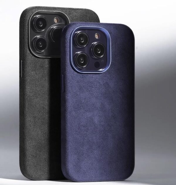 High grade suede case for iPhone 14plus new anti drop magnetic suction fast charging male and female back cover