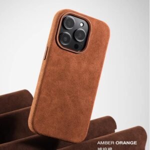 High grade suede case for iPhone 14plus new anti drop magnetic suction fast charging male and female back cover
