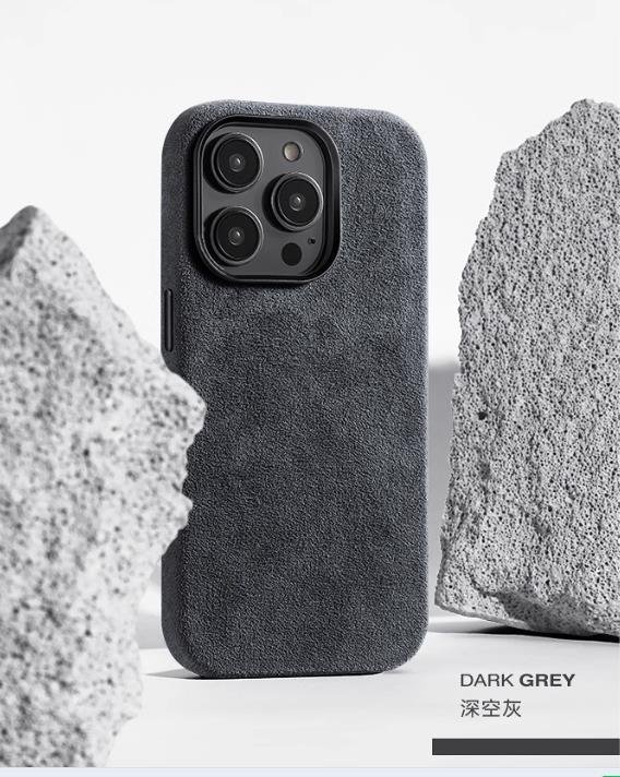High grade suede case for iPhone 14plus new anti drop magnetic suction fast charging male and female back cover