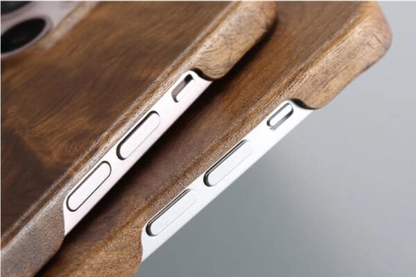 Business style Wooden case for iPhone 14 promax Protective Case Ultra Thin Bare Touch Solid Wood back cover