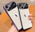 transparent case for iphone 14 ultra thin brief style anti drop back cover