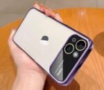 transparent case for iphone 14 ultra thin brief style anti drop back cover