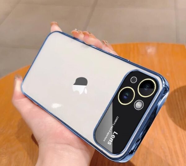 transparent case for iphone 14 ultra thin brief style anti drop back cover