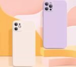 silicone case for iphone 14pro ultra thin brief style anti drop back covers