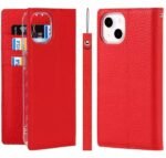 Genuine leather case for iPhone15pro max flip cover case men business style phone case