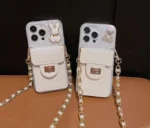 Phone Case with Card Bag for iphone 13pro Protective Silicone Anti Drop Soft 12PM Advanced Sense Women's Cute back cover