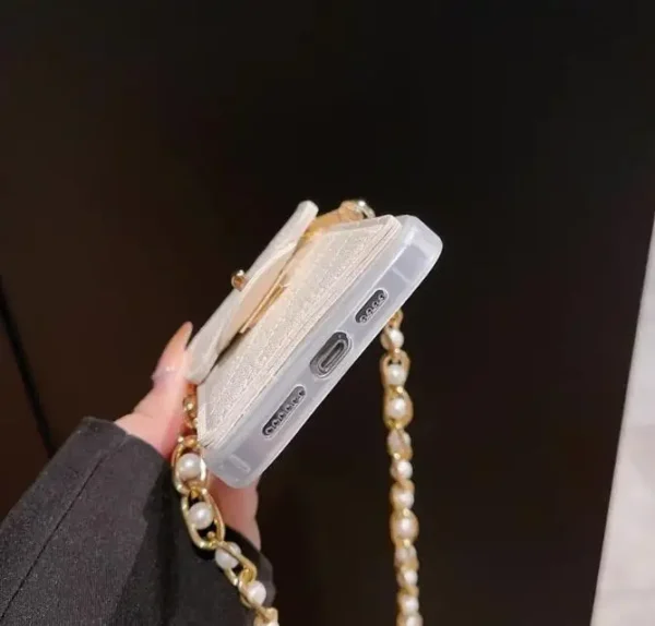 Phone Case with Card Bag for iphone 13pro Protective Silicone Anti Drop Soft 12PM Advanced Sense Women's Cute back cover