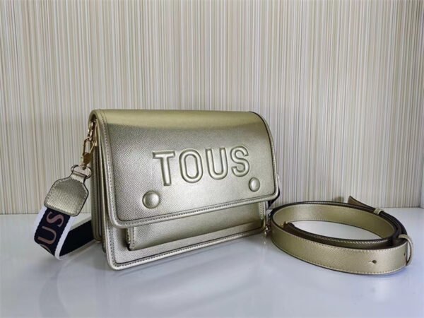 T0US medium shoulder bag 5253-170 gold silver