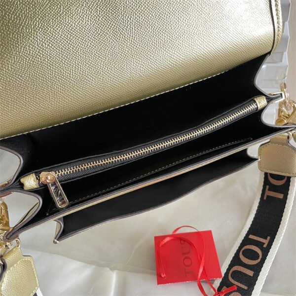 T0US medium shoulder bag 5253-170 gold silver