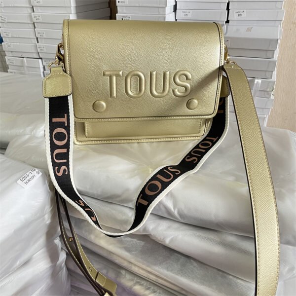 T0US medium shoulder bag 5253-170 gold silver