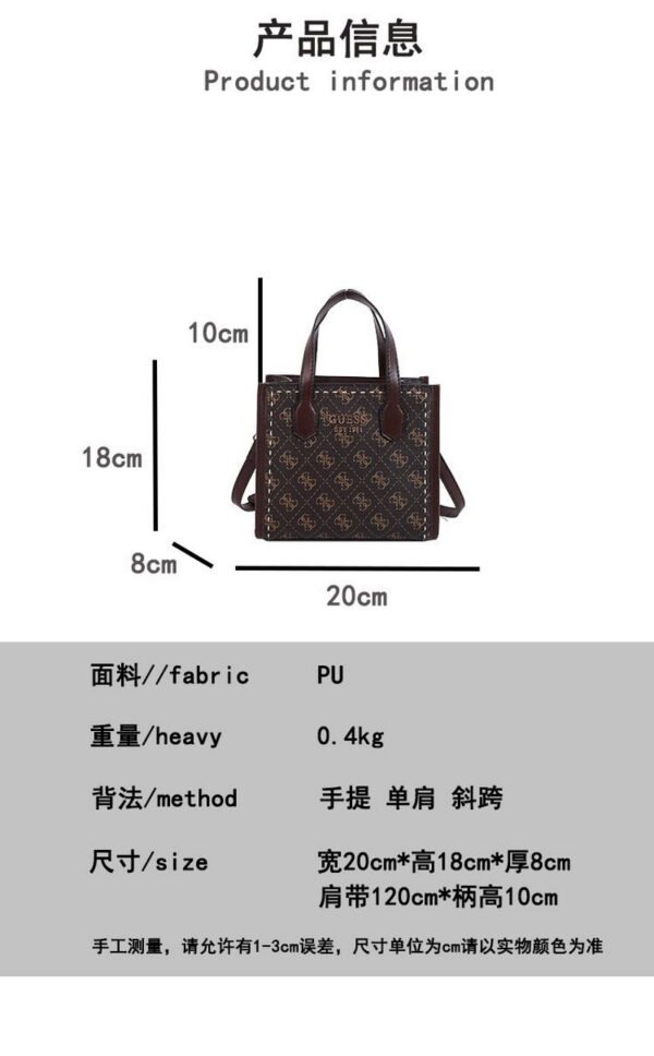 GUESS bag PDD660 size20X8X18cm