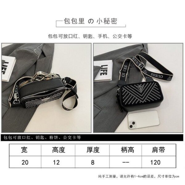 GUESS bag PDD738 size20X8X12cm