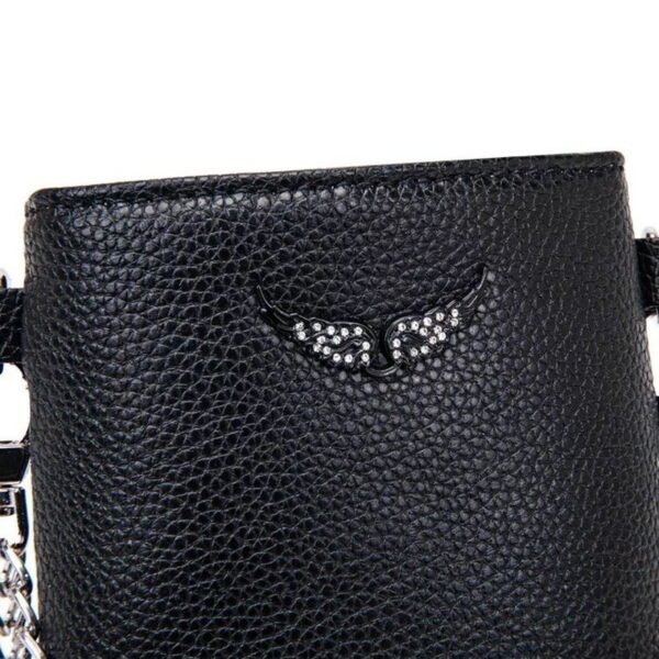 ZV34 ZADIG Women’s Leather Shoulder Bag Crossbody Bag Phone Bag Size10x17cm