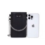 ZV34 ZADIG Women’s Leather Shoulder Bag Crossbody Bag Phone Bag Size10x17cm