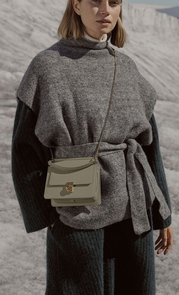 POLENE Real Leather bag pdd01 17x16.5x10cm