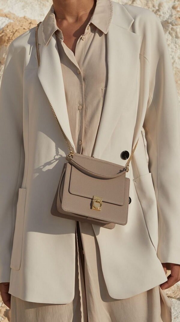 POLENE Real Leather bag pdd01 17x16.5x10cm