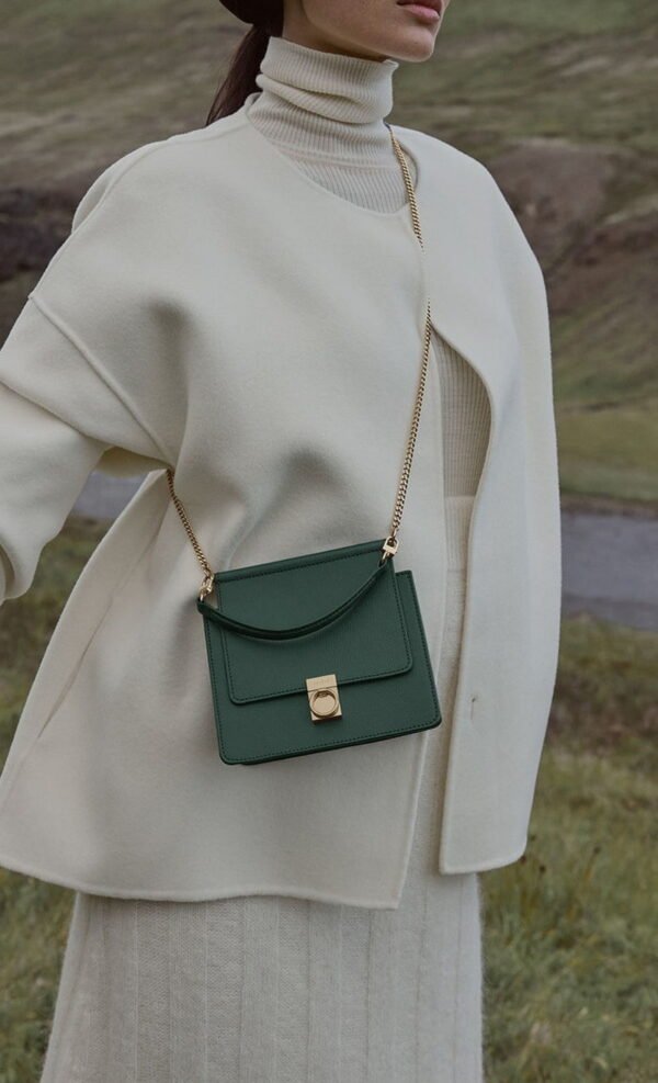 POLENE Real Leather bag pdd01 17x16.5x10cm