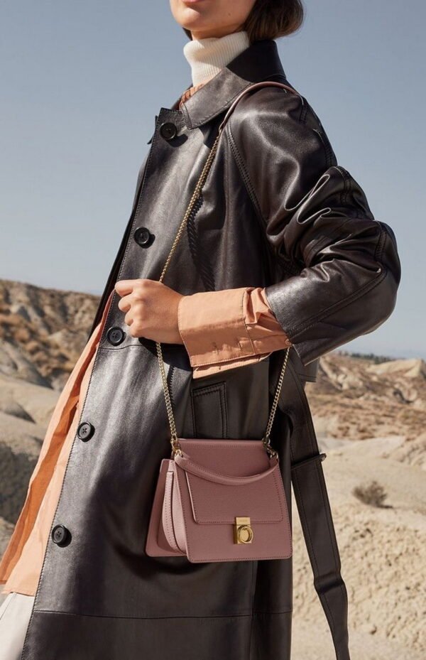 POLENE Real Leather bag pdd01 17x16.5x10cm