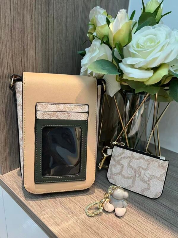 Bear bag phone bag card bag 62088-H 19-12-5cm with box