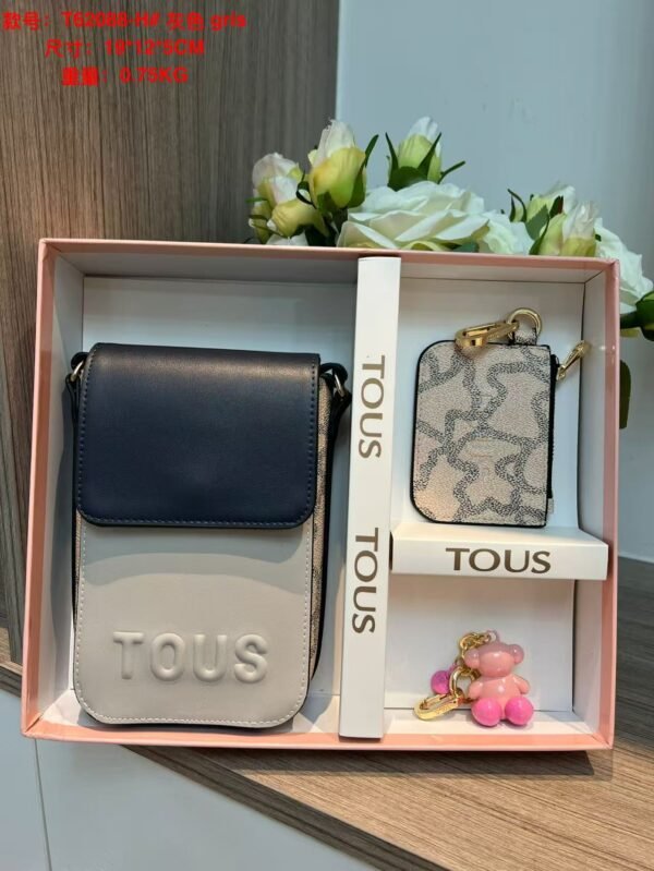 Bear bag phone bag card bag 62088-H 19-12-5cm with box