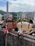 Bear bag beach tote small size 62093 33-17.5-14cm